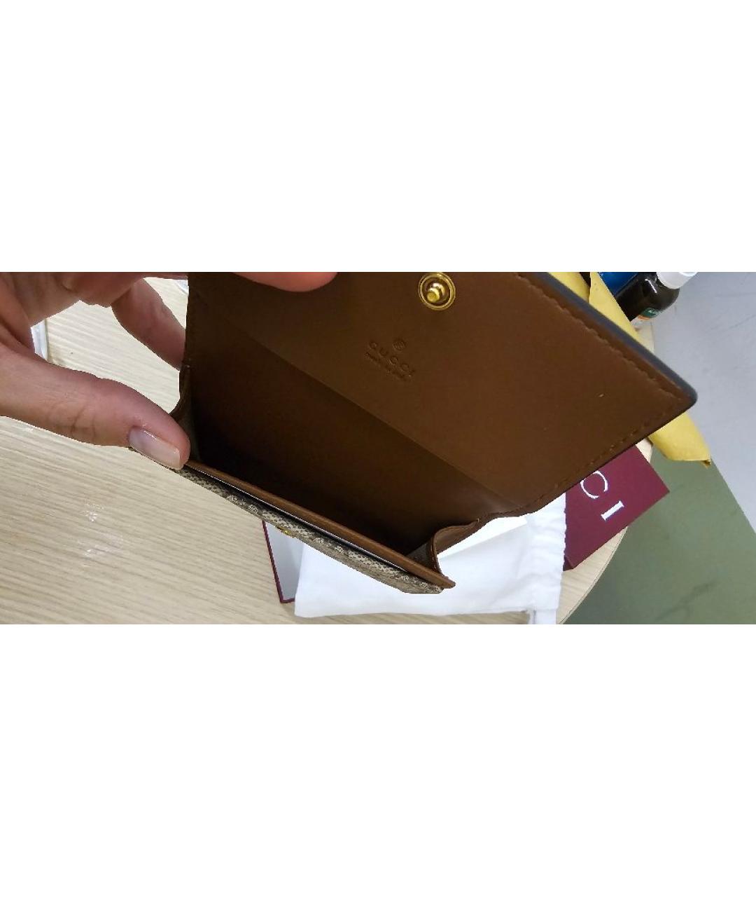 GUCCI Коричневый кошелек, фото 4