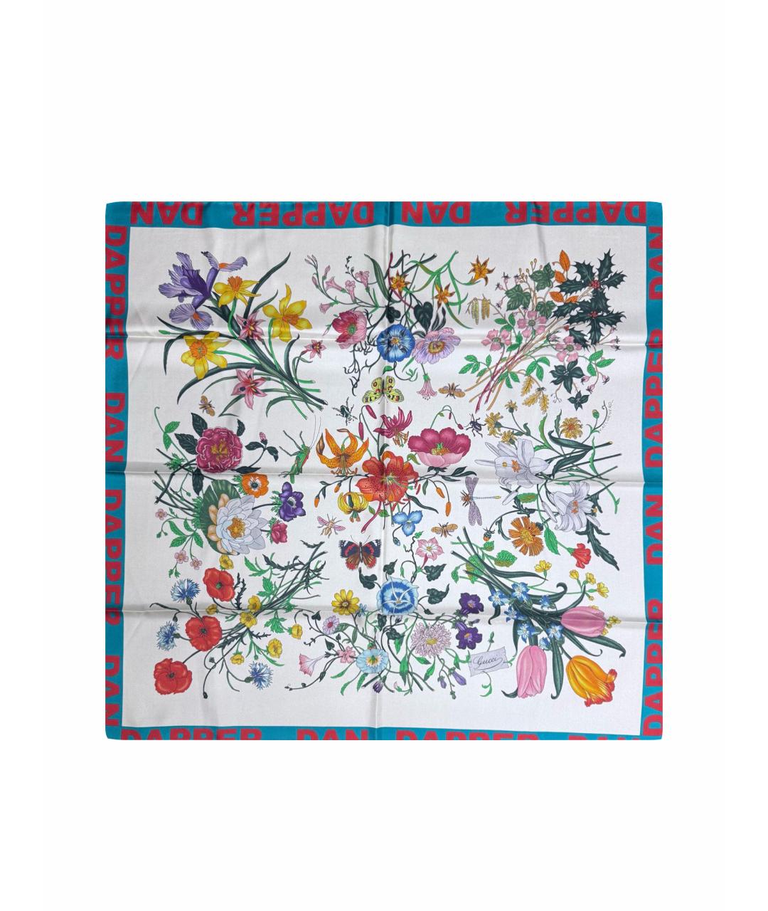 GUCCI Мульти шелковый платок, фото 1