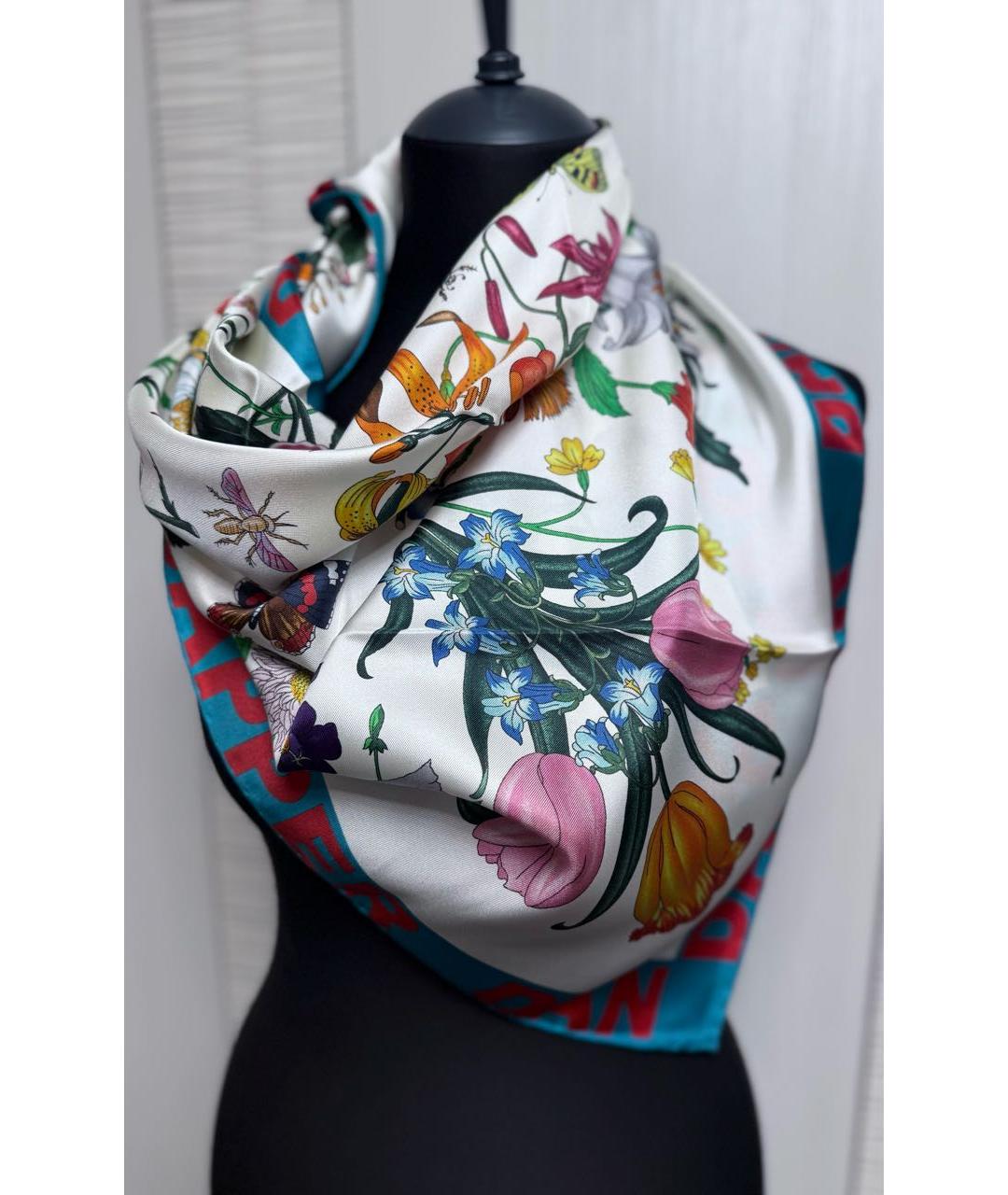 GUCCI Мульти шелковый платок, фото 8