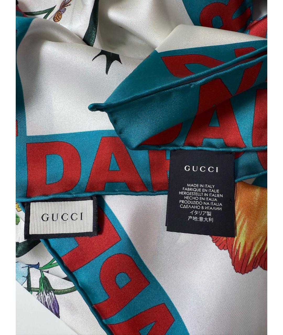 GUCCI Мульти шелковый платок, фото 5