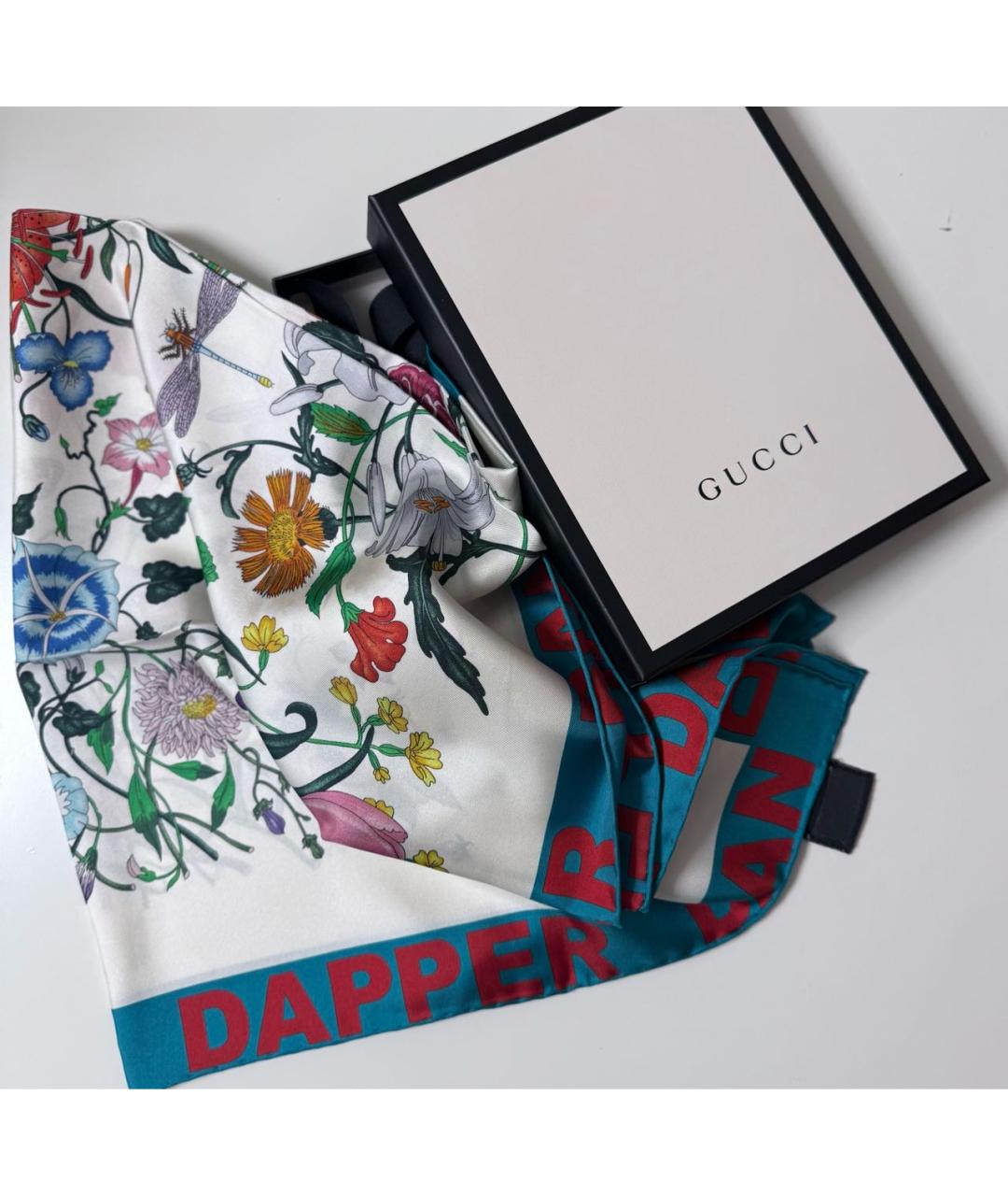 GUCCI Мульти шелковый платок, фото 4