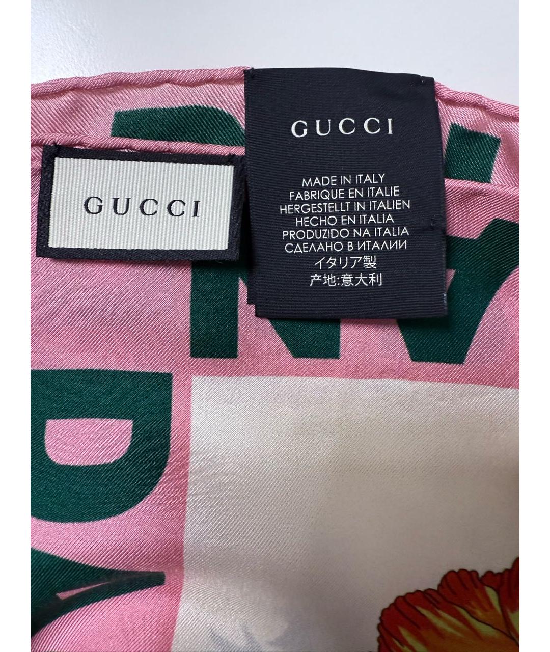 GUCCI Мульти шелковый платок, фото 3