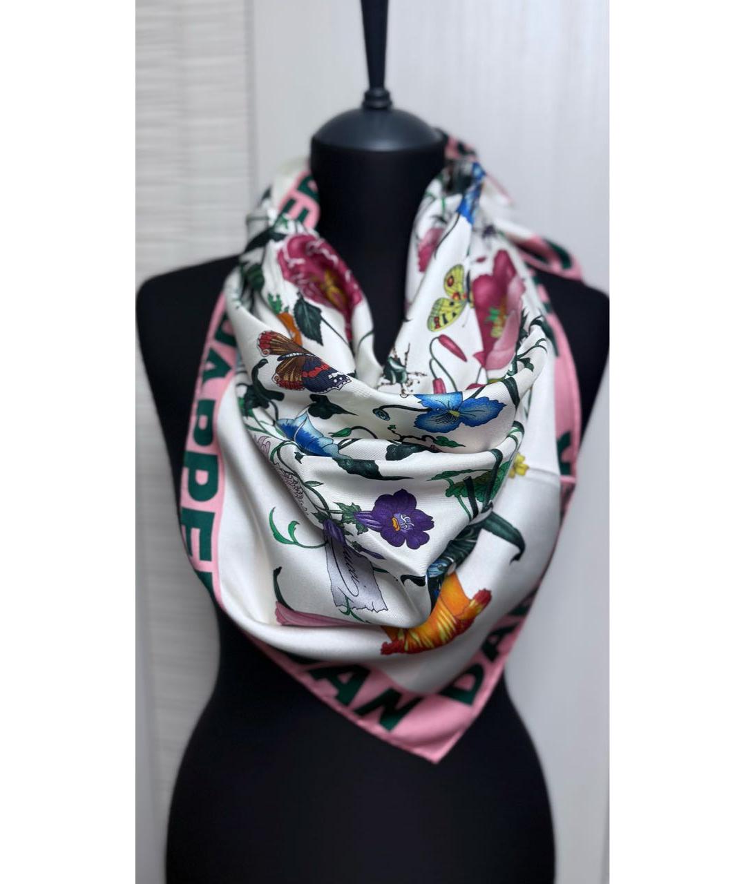 GUCCI Мульти шелковый платок, фото 6