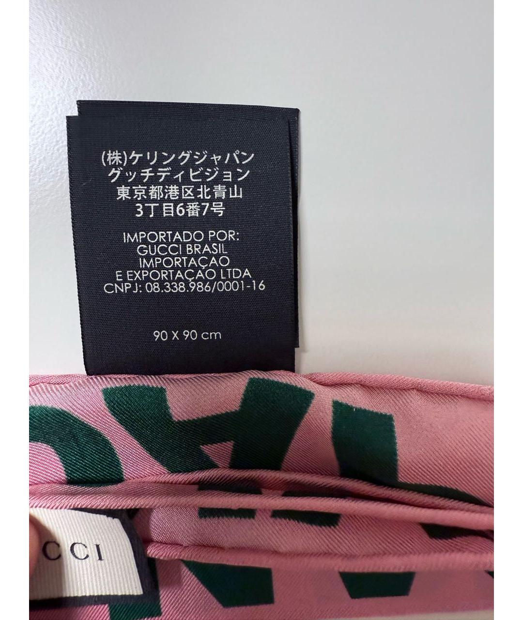 GUCCI Мульти шелковый платок, фото 5