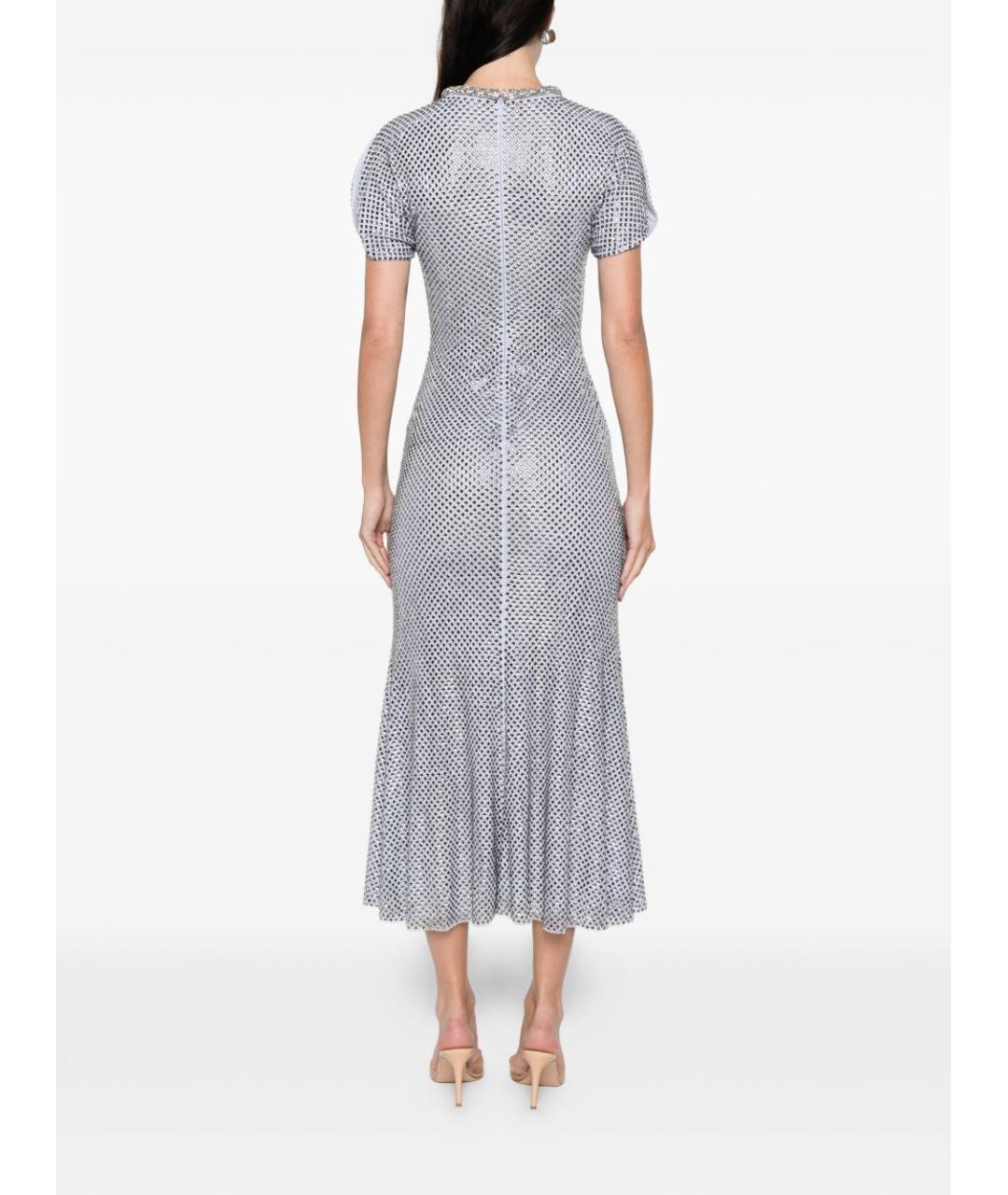 SELF-PORTRAIT Синее вечернее платье, фото 3