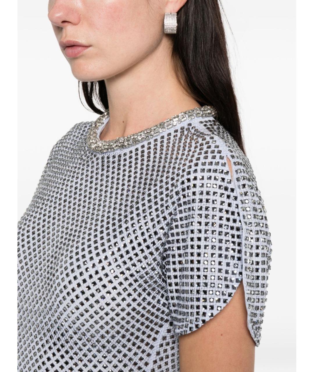 SELF-PORTRAIT Синее вечернее платье, фото 5