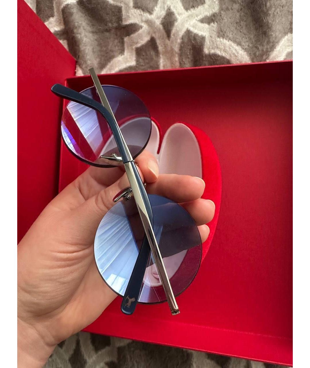 ULYANA SERGEENKO Голубые солнцезащитные очки, фото 3