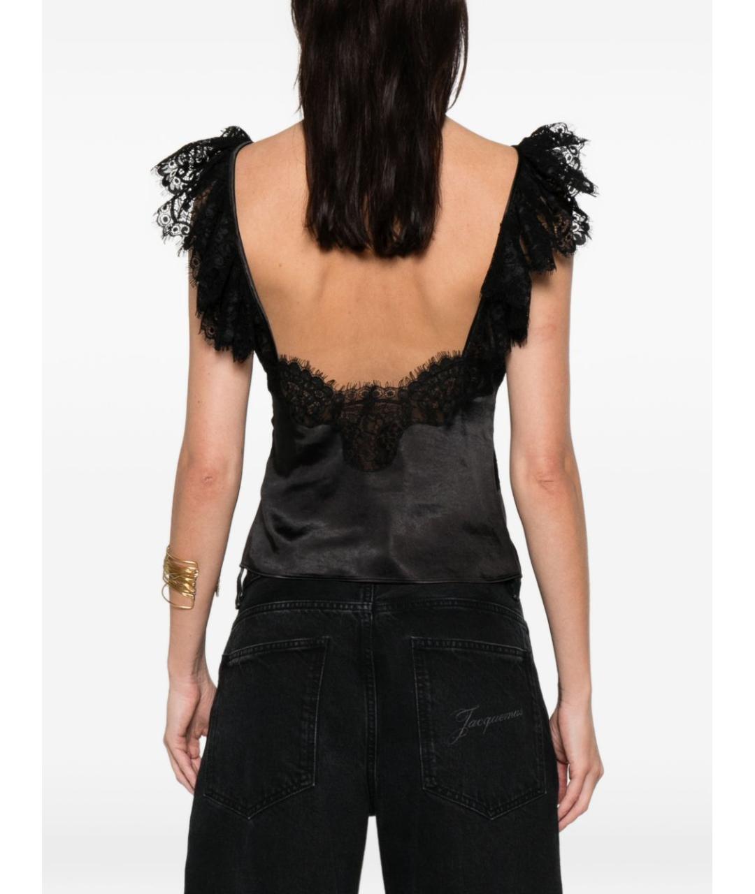 SELF-PORTRAIT Черная майка, фото 2