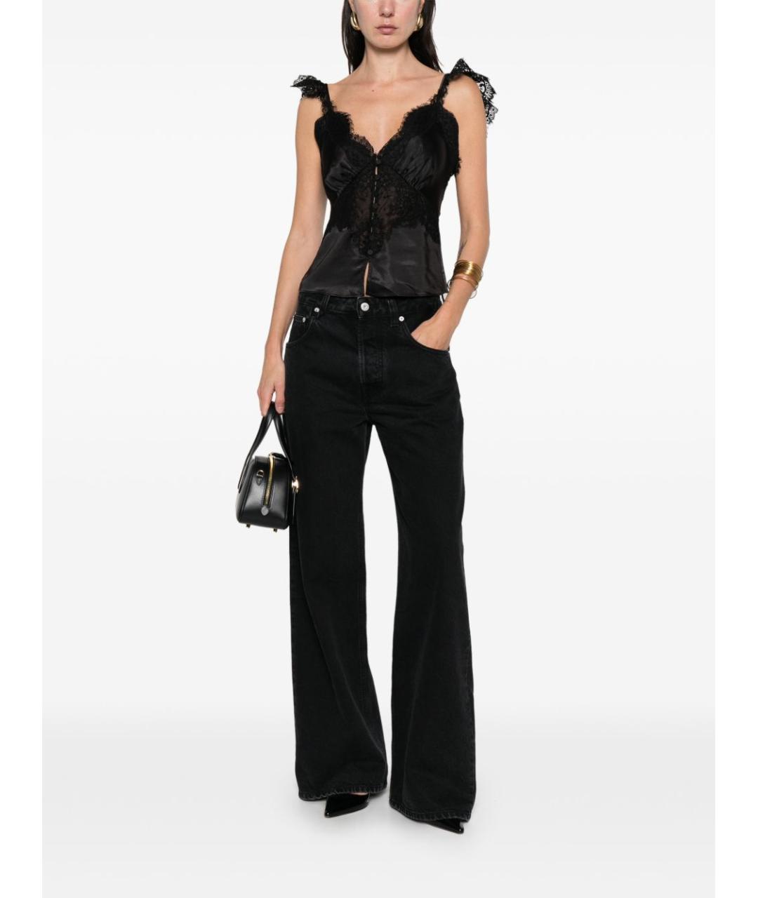 SELF-PORTRAIT Черная майка, фото 5