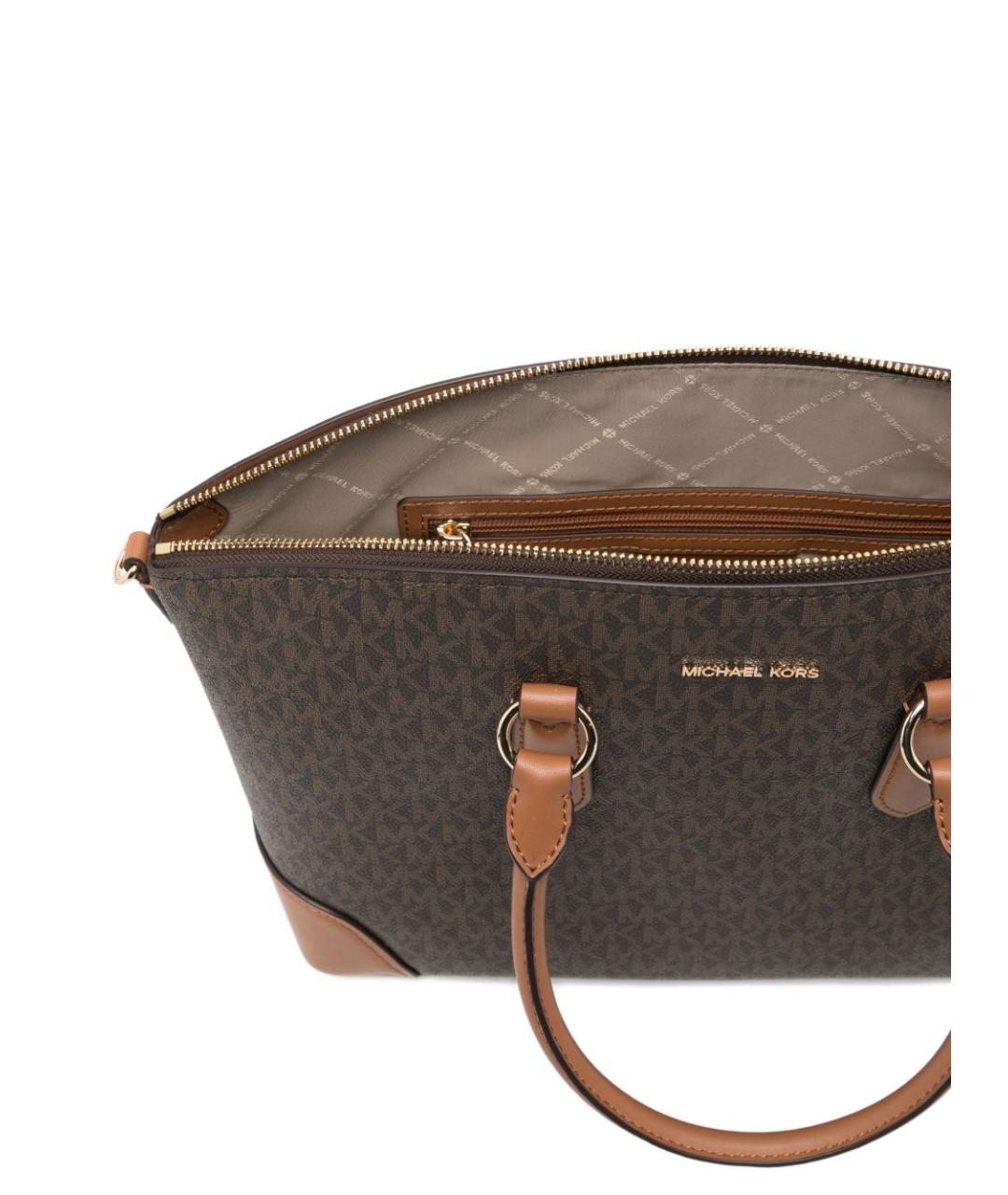 MICHAEL KORS Коричневая сумка тоут, фото 2