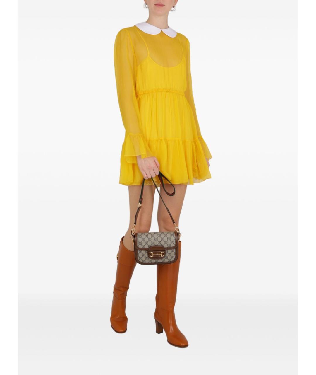 GUCCI Мульти тканевая сумка через плечо, фото 3