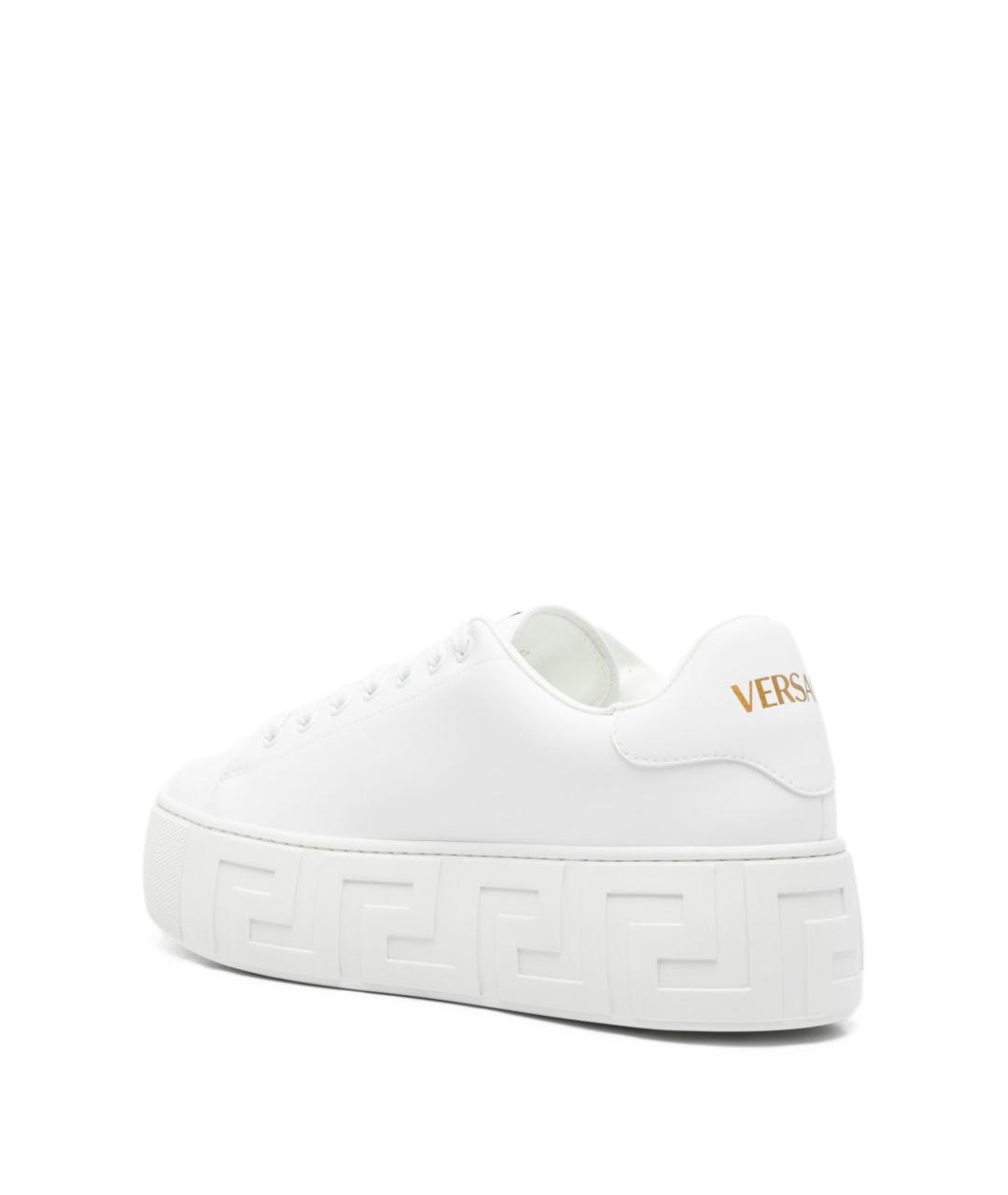 VERSACE Белые синтетические кроссовки, фото 3