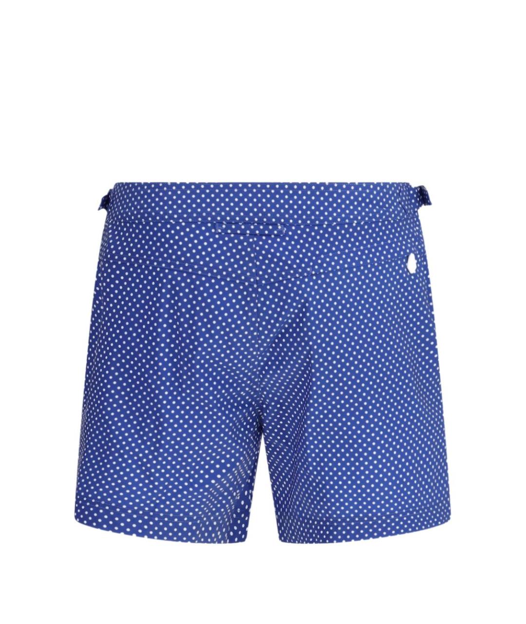 TOM FORD Синие полиэстеровые шорты, фото 2