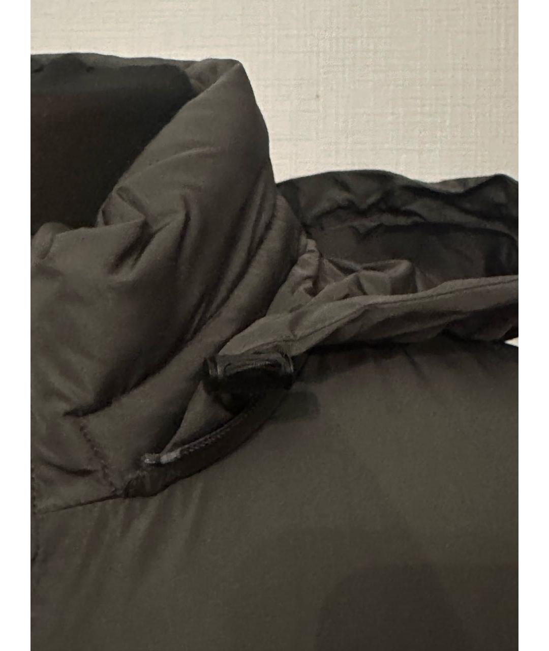 BALENCIAGA Антрацитовый полиэстеровый пуховик, фото 5