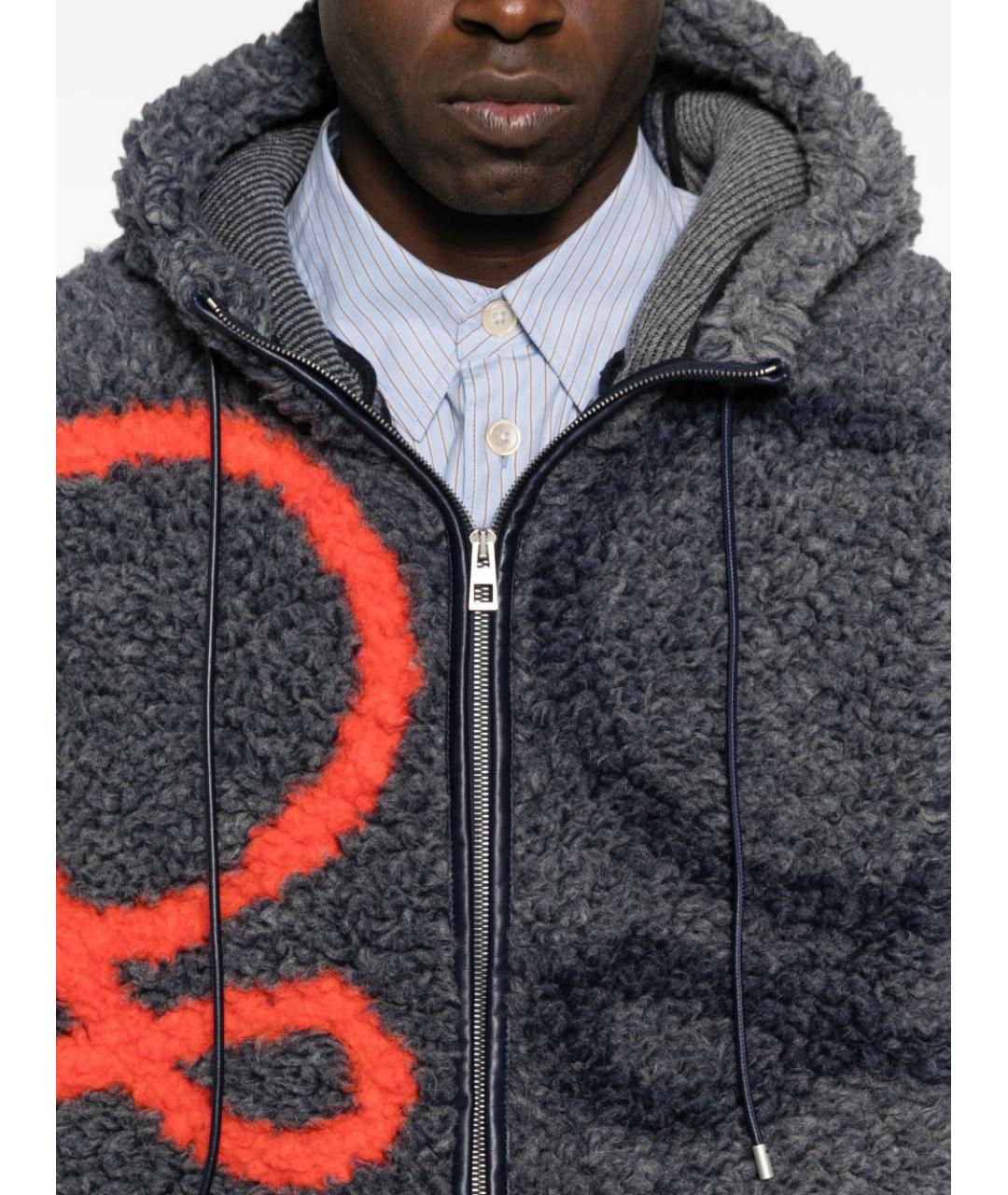 LOEWE Мульти шерстяная куртка, фото 5