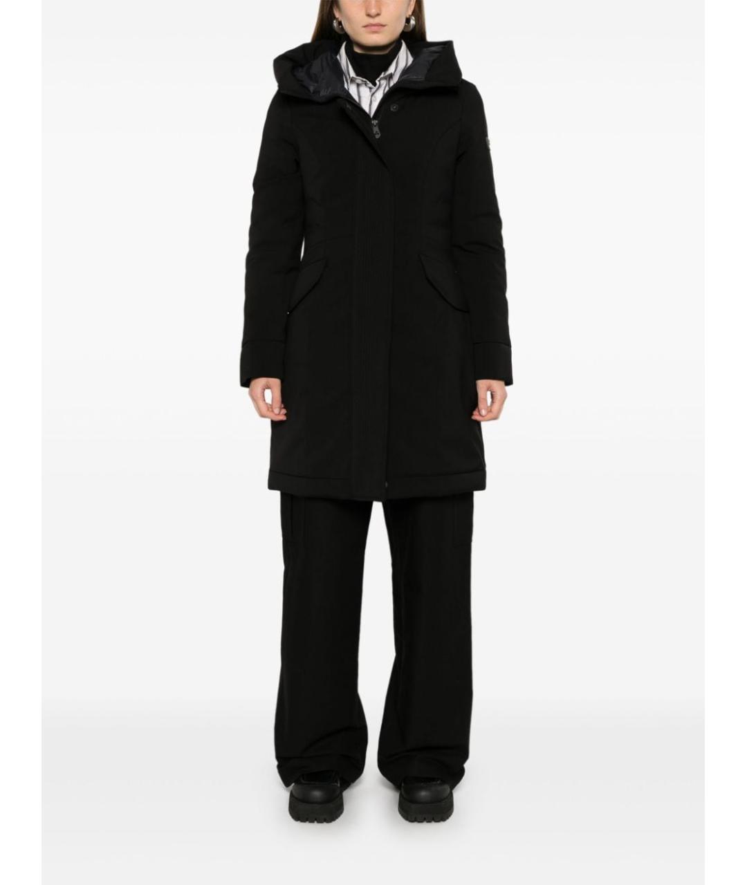 PEUTEREY Черная полиэстеровая парка, фото 3