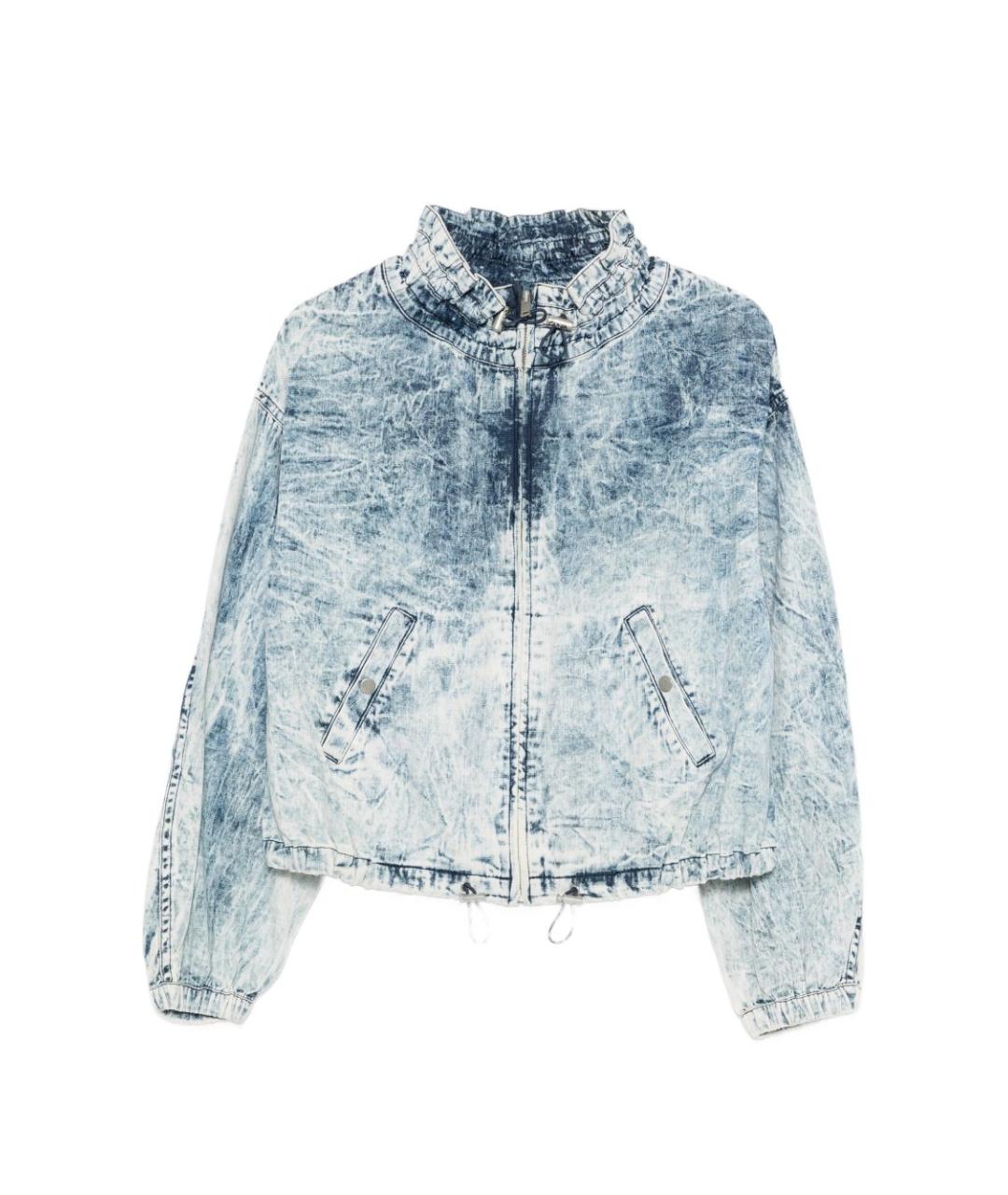 ISABEL MARANT ETOILE Голубая хлопковая куртка, фото 1