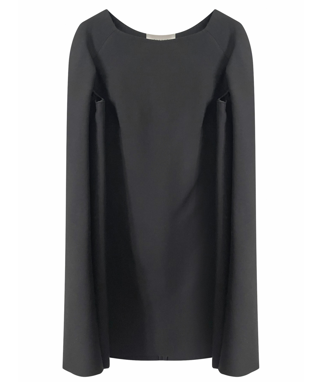 VALENTINO Черное шерстяное коктейльное платье, фото 1