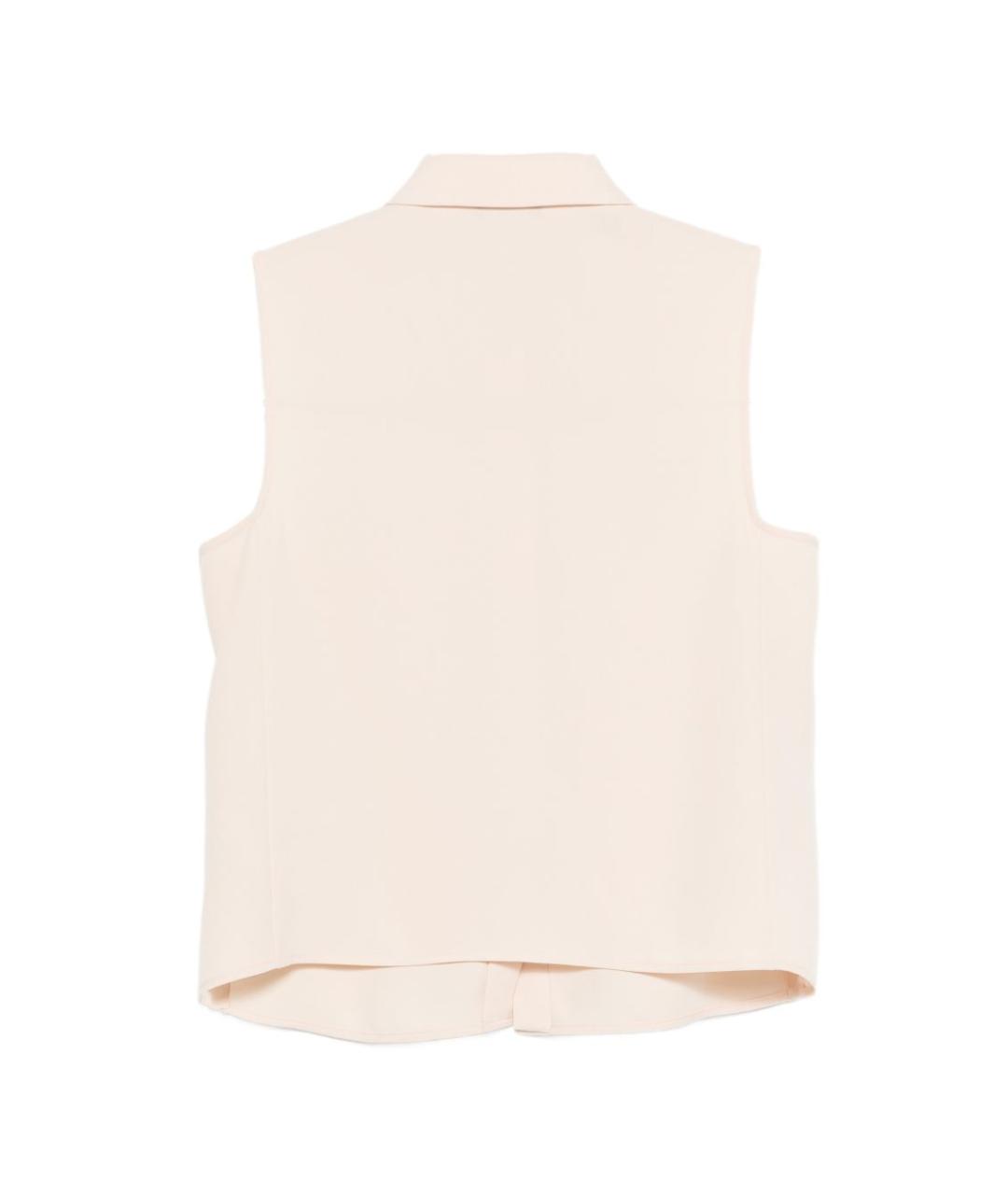 EMPORIO ARMANI Бежевая полиэстеровая майка, фото 2