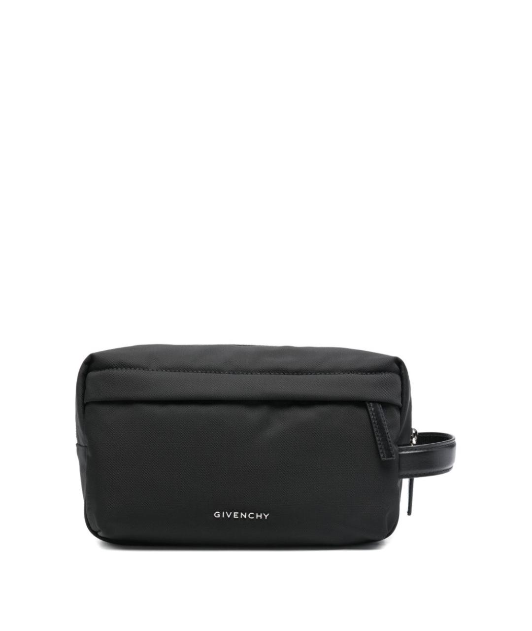 GIVENCHY Черная тканевая барсетка, фото 1