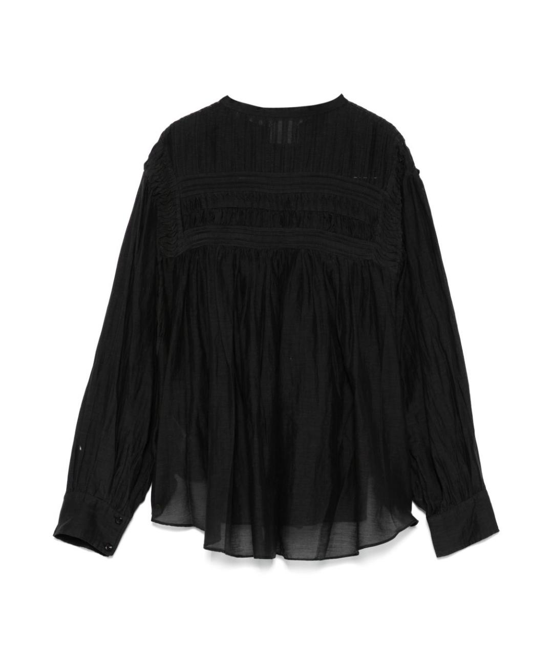 ISABEL MARANT ETOILE Черная хлопковая рубашка, фото 2