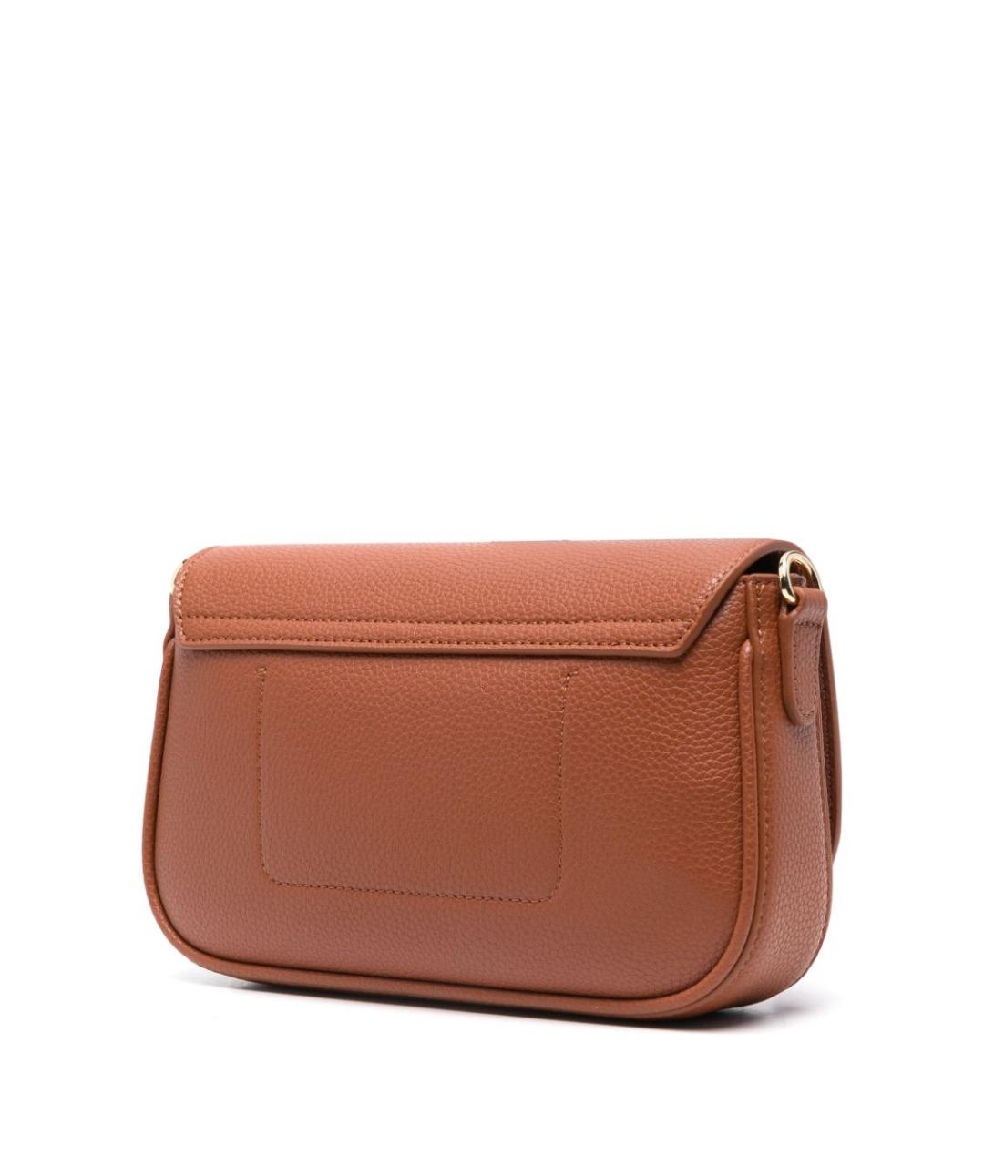 EMPORIO ARMANI Коричневая сумка через плечо из искусственной кожи, фото 4