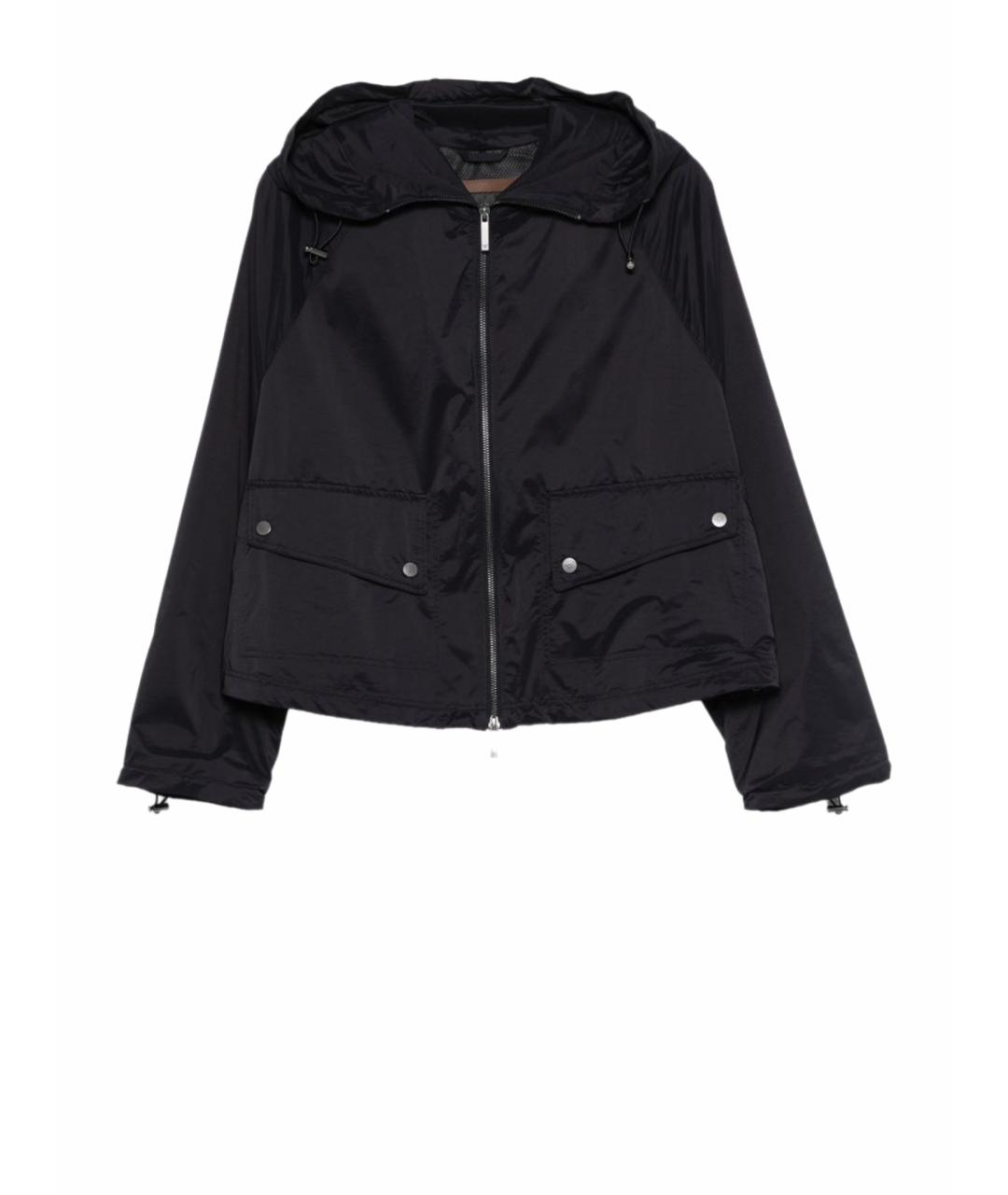 EMPORIO ARMANI Синяя полиамидовая куртка, фото 1