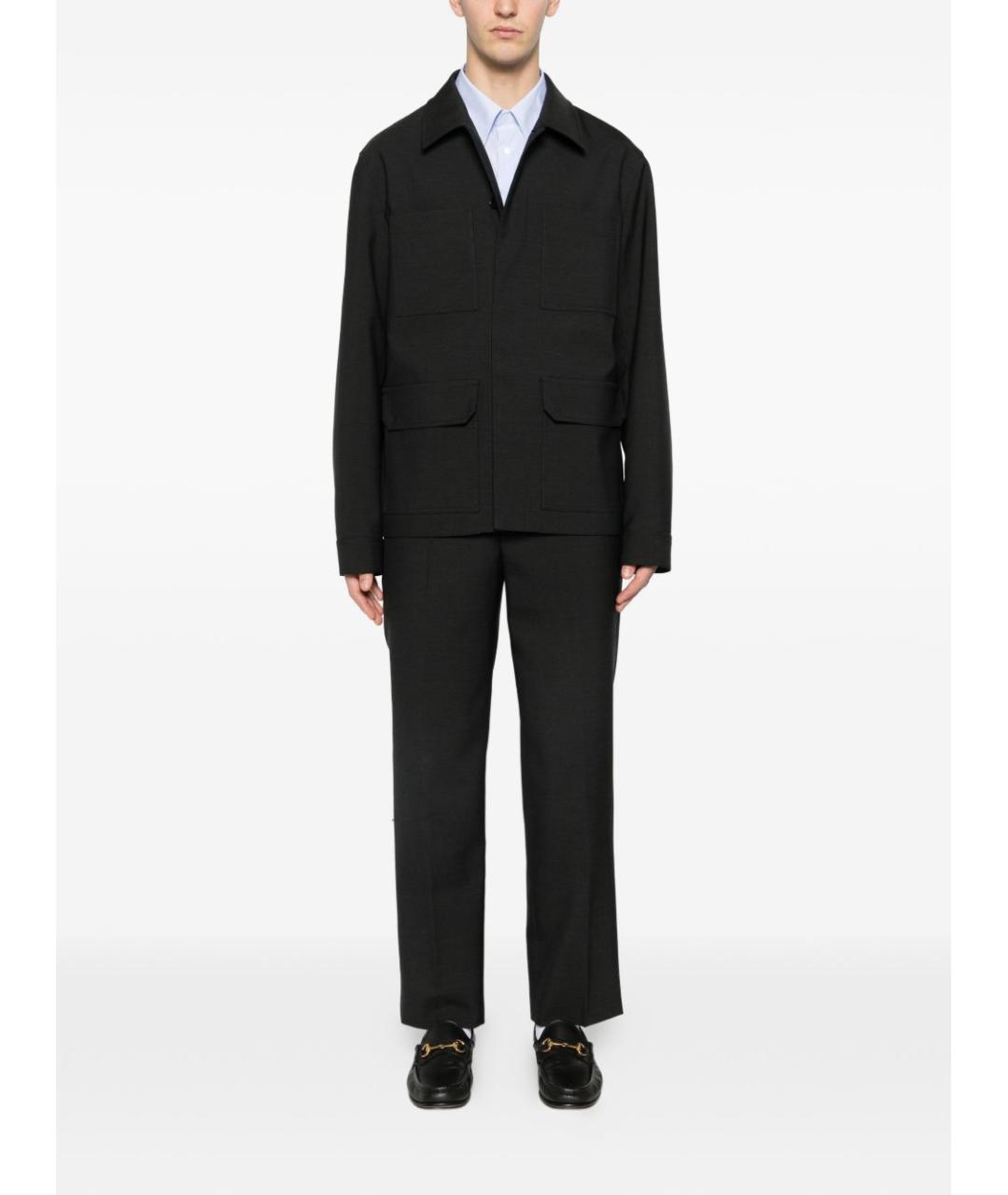 GUCCI Голубая хлопковая классическая рубашка, фото 4