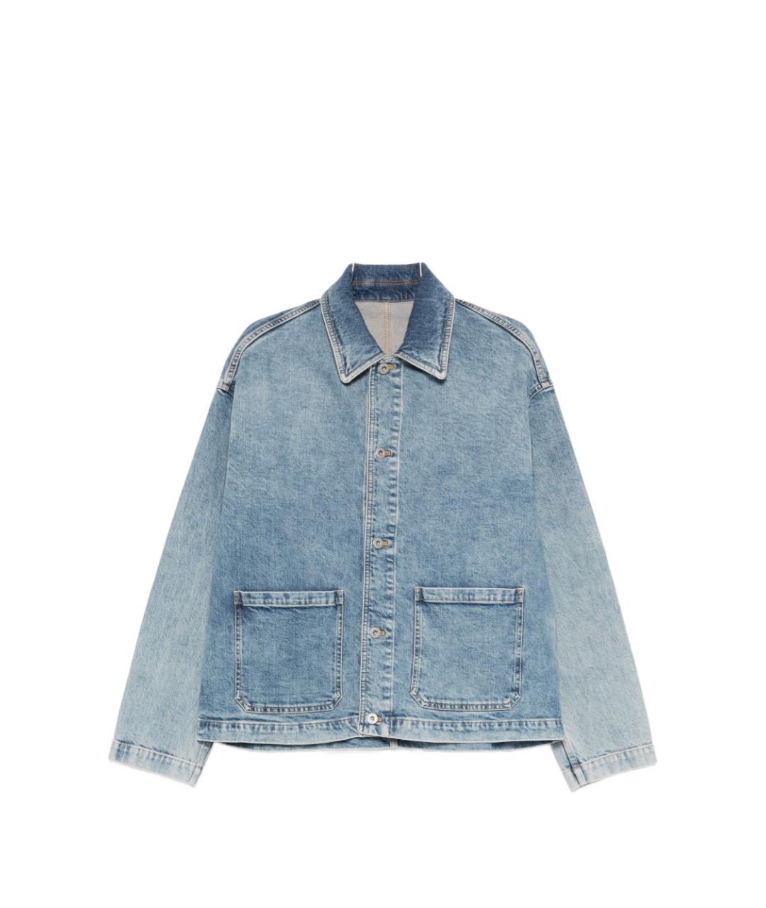 EMPORIO ARMANI Голубая деним куртка, фото 1