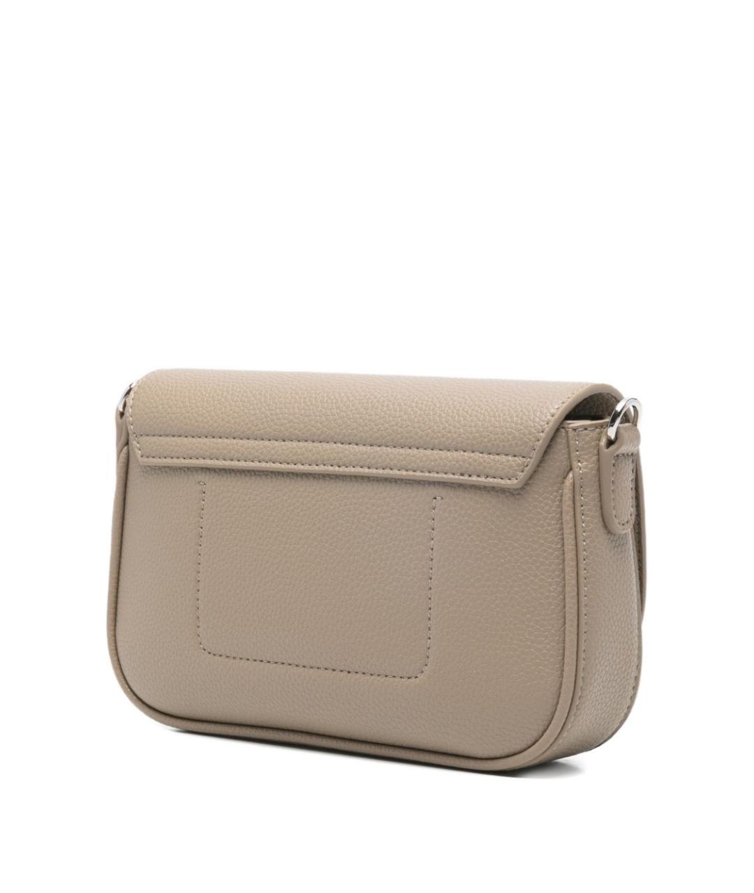 EMPORIO ARMANI Бежевая сумка через плечо из искусственной кожи, фото 4