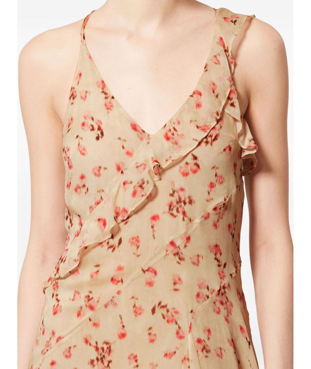 ISABEL MARANT ETOILE Мульти вискозное повседневное платье, фото 3