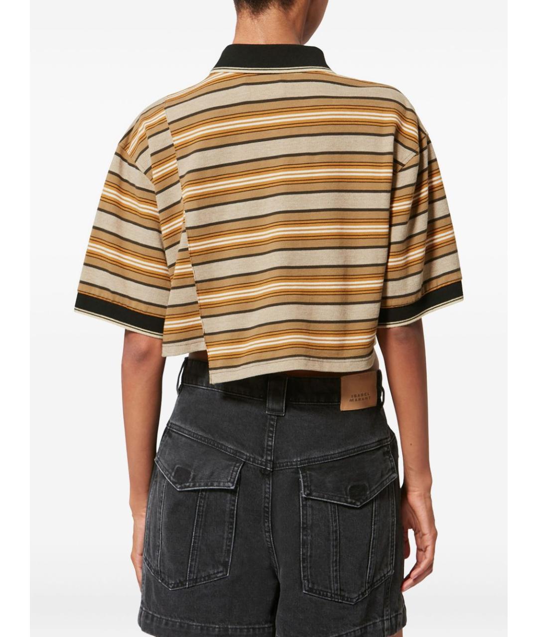 ISABEL MARANT ETOILE Мульти хлопковая футболка, фото 5