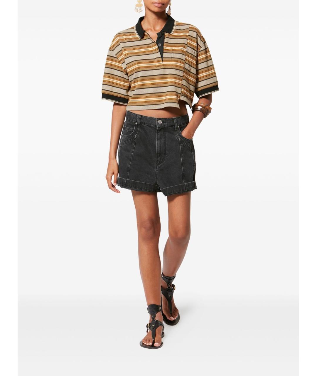 ISABEL MARANT ETOILE Мульти хлопковая футболка, фото 3