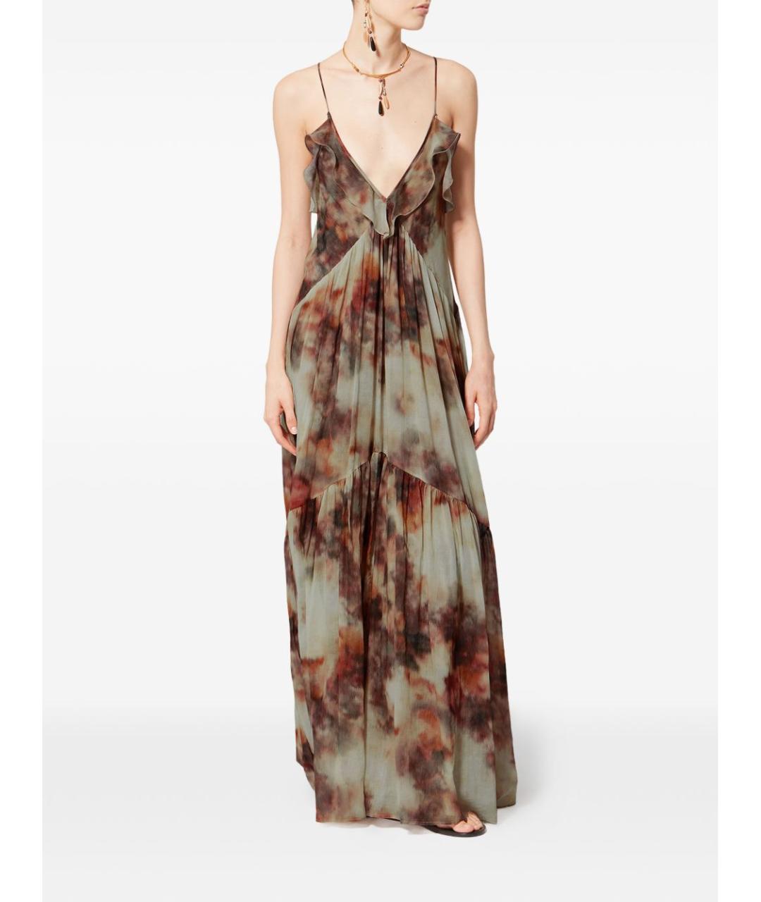 ISABEL MARANT ETOILE Бежевое хлопковое платье, фото 2