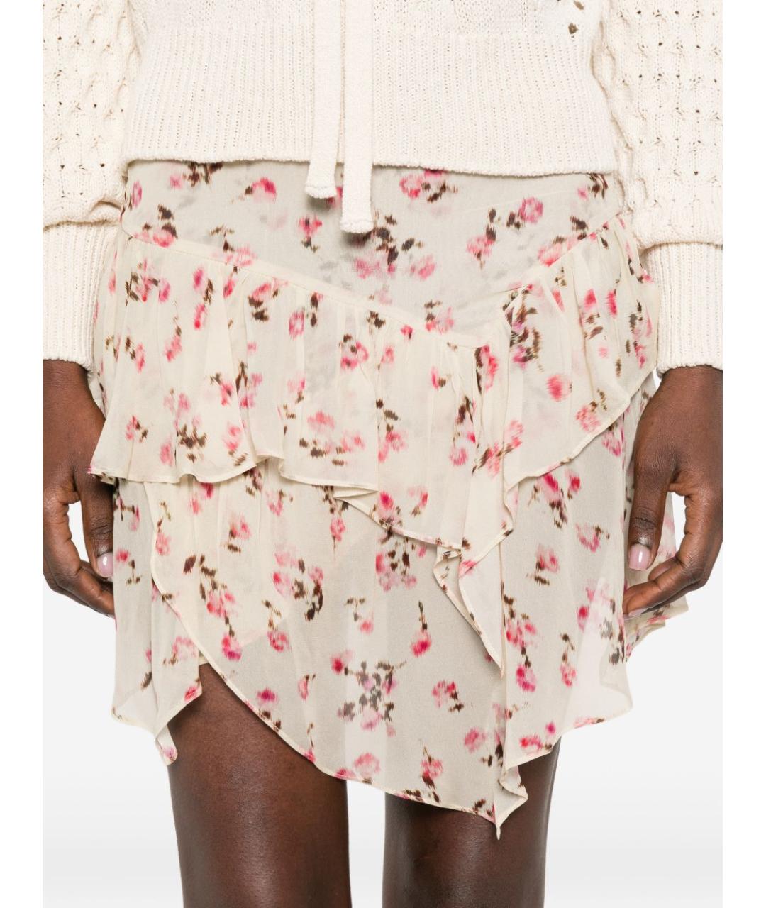 ISABEL MARANT ETOILE Мульти вискозная юбка мини, фото 2