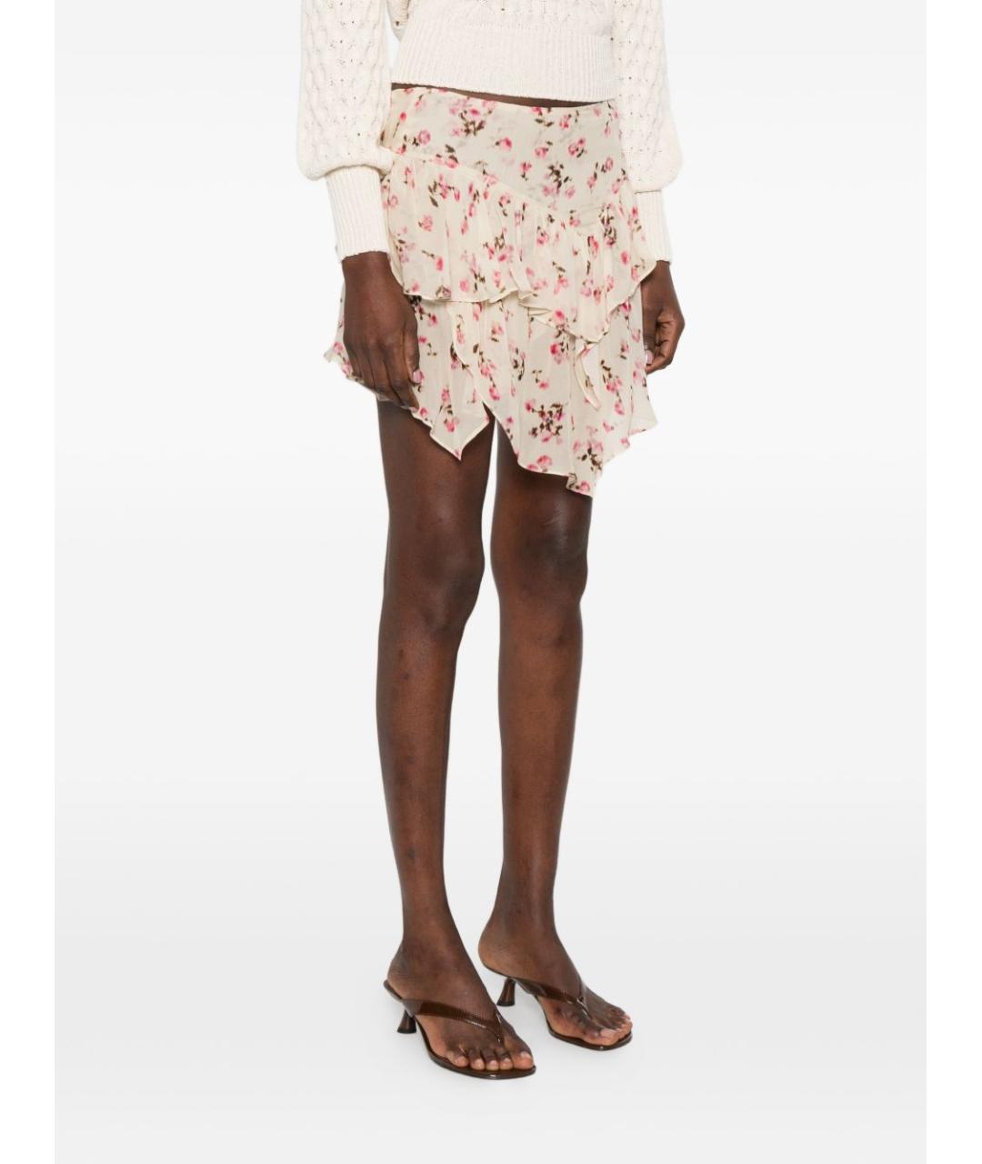 ISABEL MARANT ETOILE Мульти вискозная юбка мини, фото 4