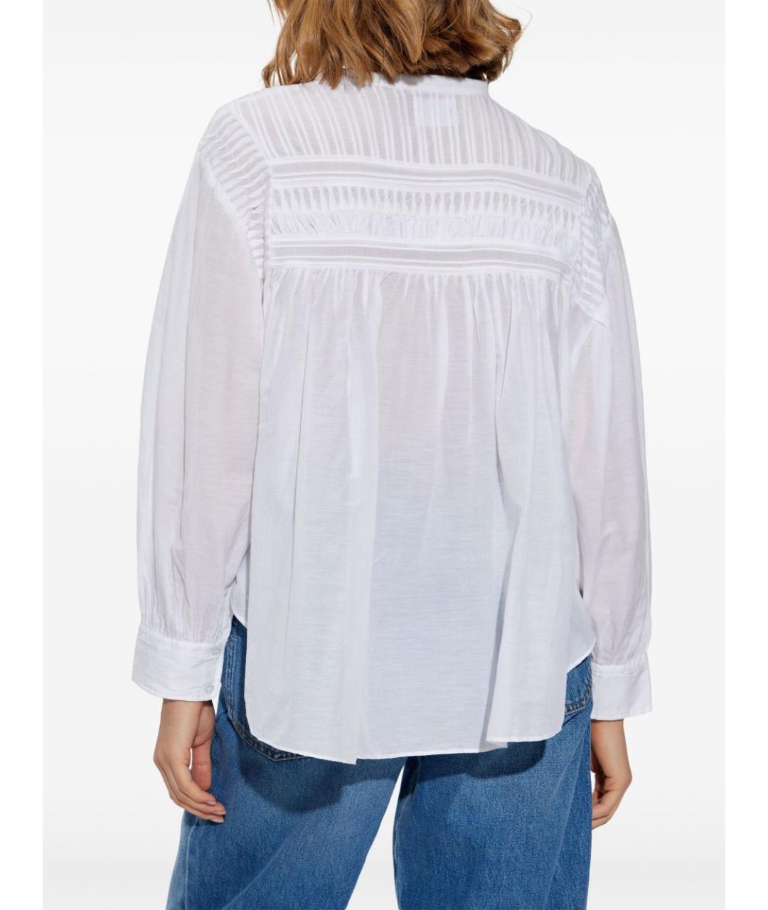 ISABEL MARANT ETOILE Белая хлопковая рубашка, фото 2