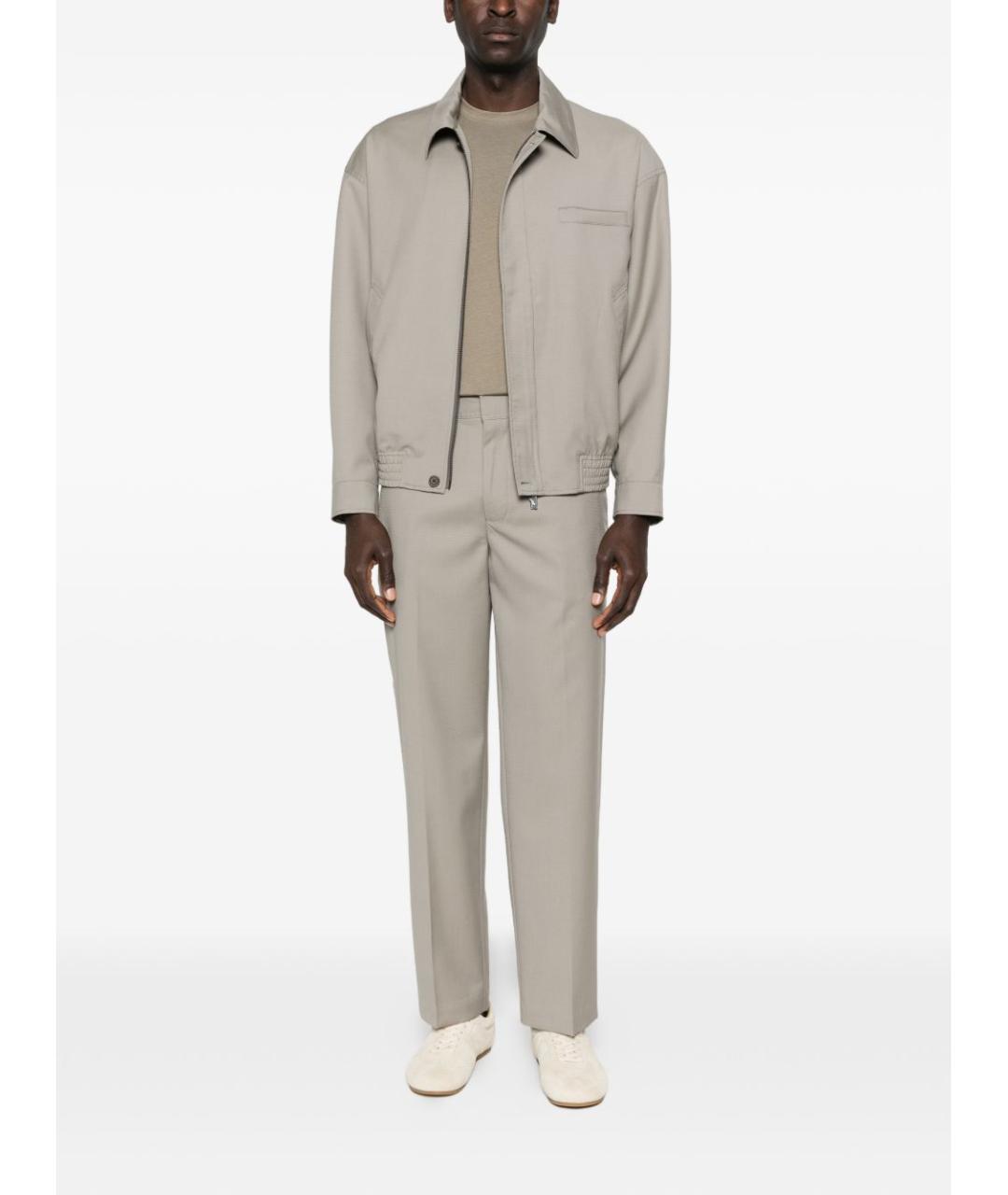 EMPORIO ARMANI Серая шерстяная куртка, фото 2