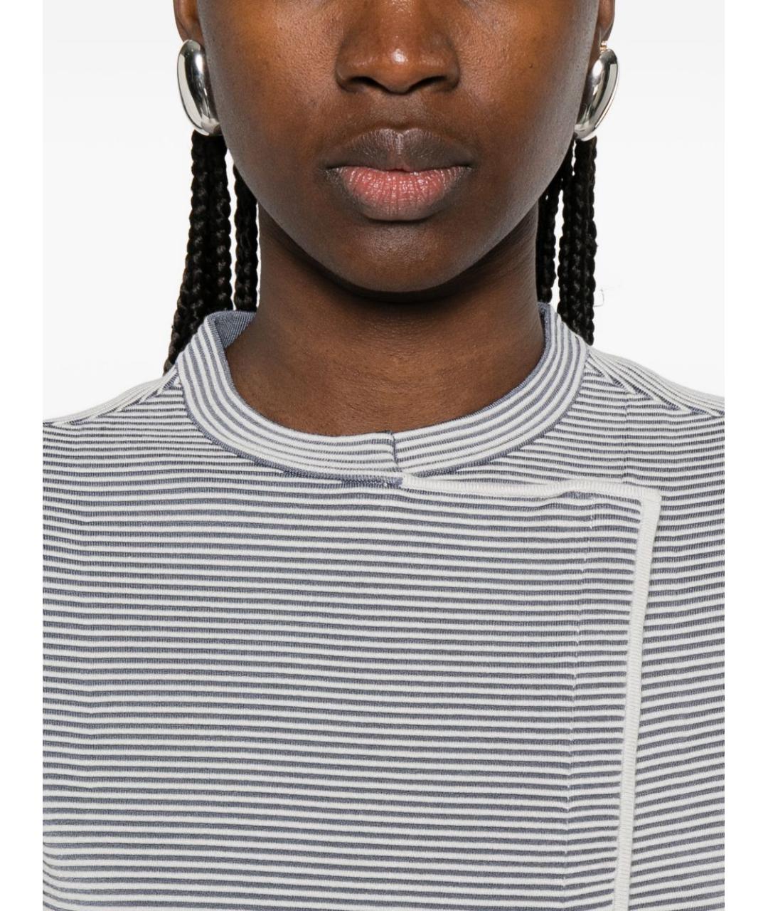 EMPORIO ARMANI Серая полиамидовая куртка, фото 4