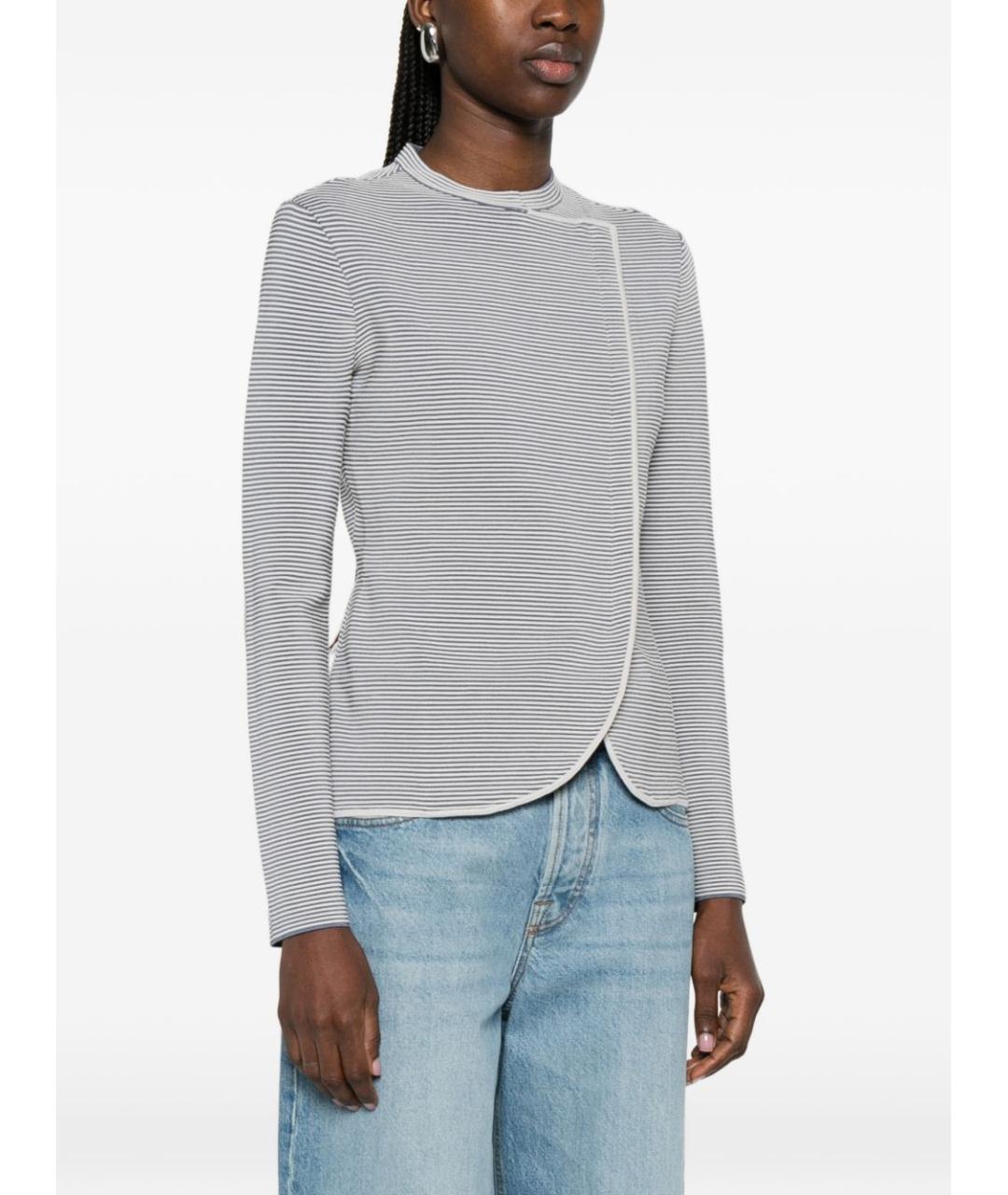 EMPORIO ARMANI Серая полиамидовая куртка, фото 5