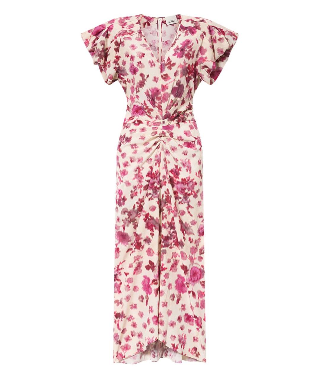 ISABEL MARANT Розовое шелковое повседневное платье, фото 1