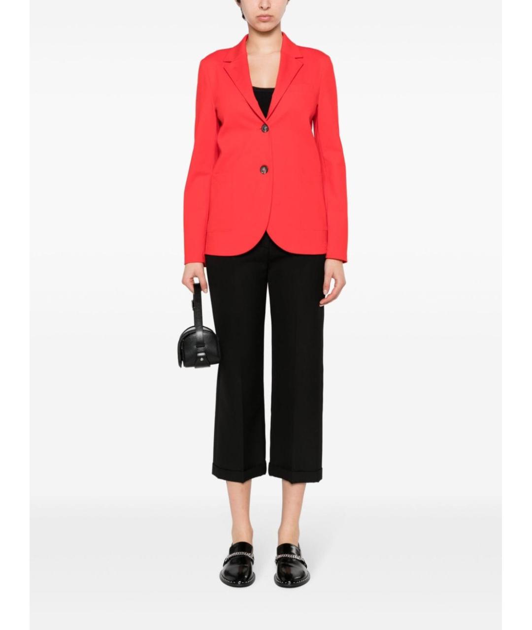 HARRIS WHARF LONDON Красный вискозный жакет/пиджак, фото 4