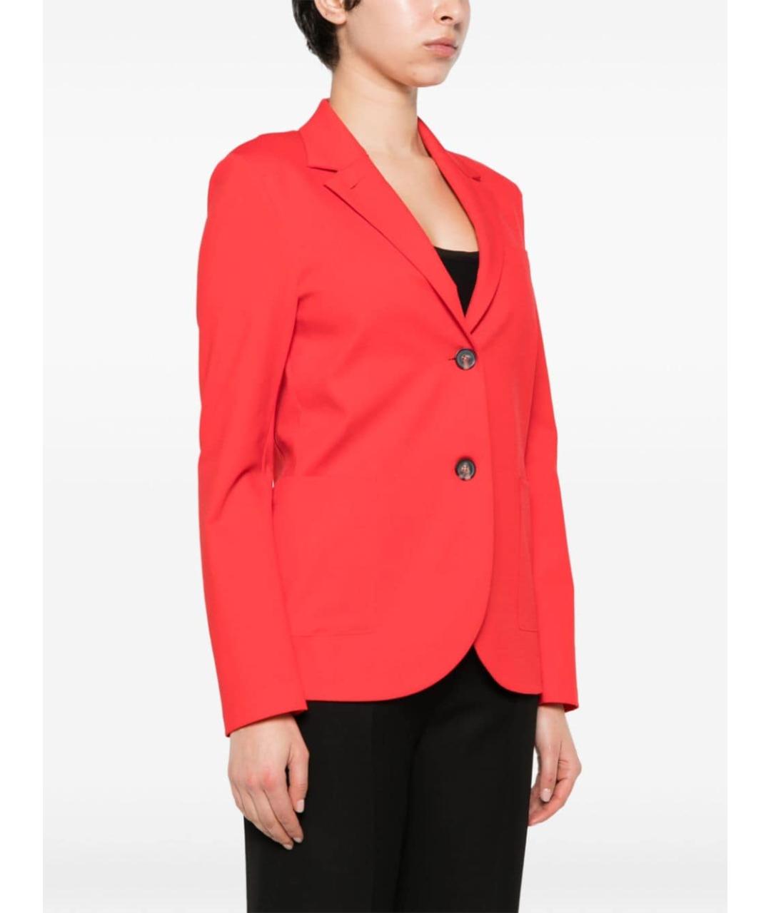 HARRIS WHARF LONDON Красный вискозный жакет/пиджак, фото 3