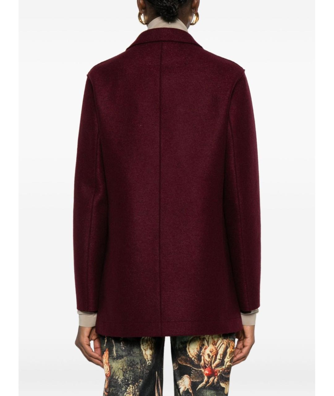 HARRIS WHARF LONDON Красное шерстяное пальто, фото 2