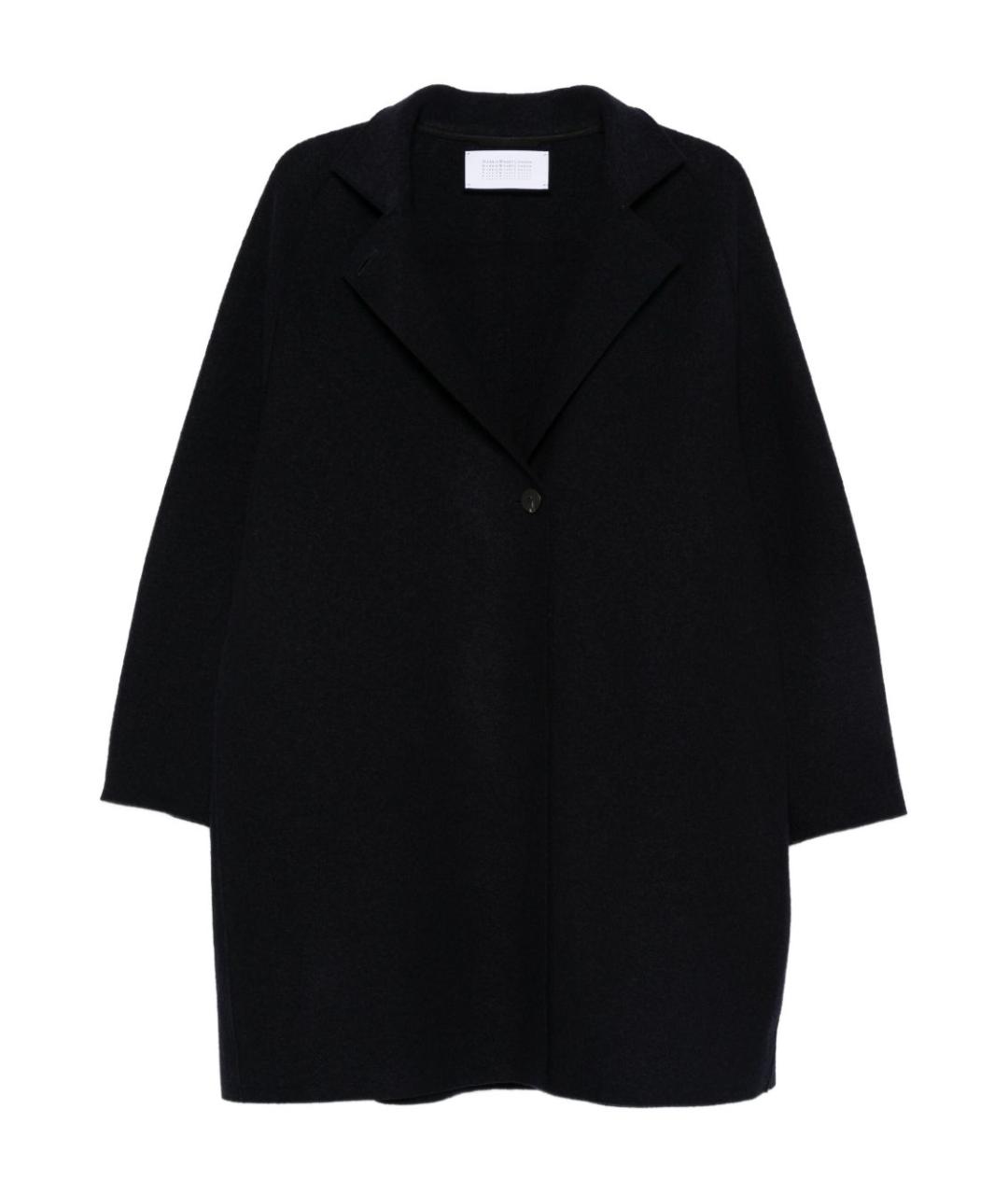 HARRIS WHARF LONDON Темно-синее шерстяное пальто, фото 1