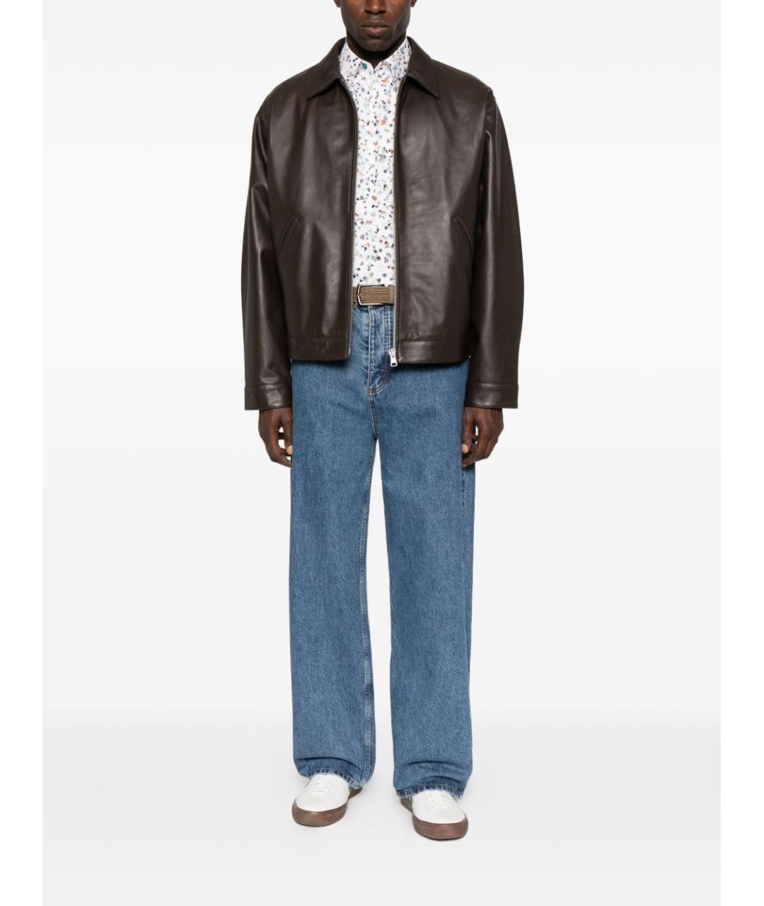 PAUL SMITH Белая хлопковая кэжуал рубашка, фото 5