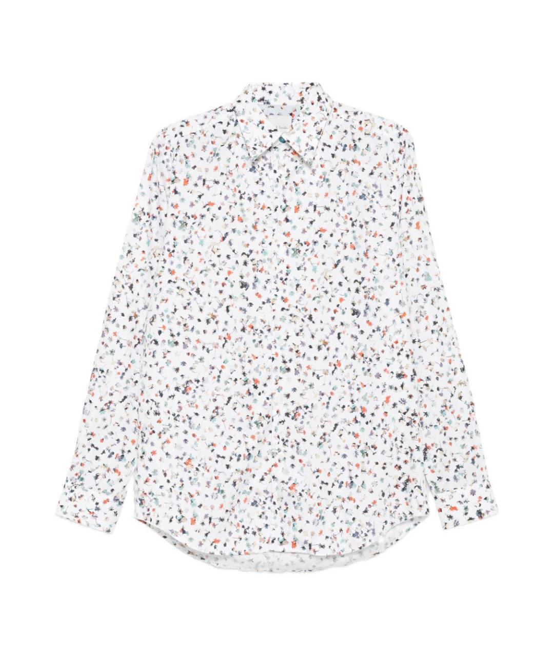 PAUL SMITH Белая хлопковая кэжуал рубашка, фото 1