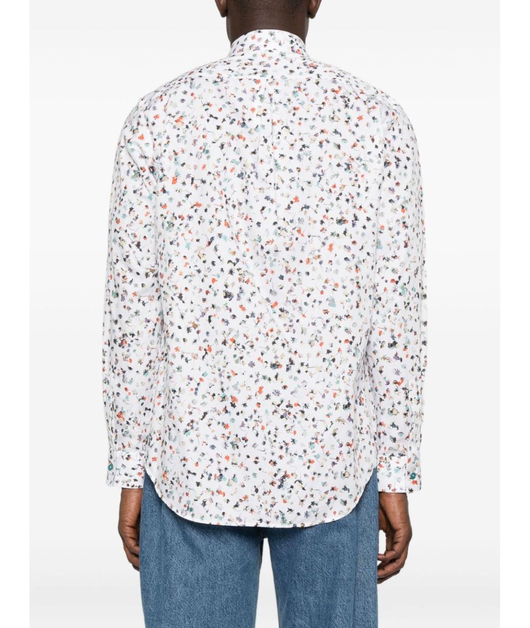 PAUL SMITH Белая хлопковая кэжуал рубашка, фото 3