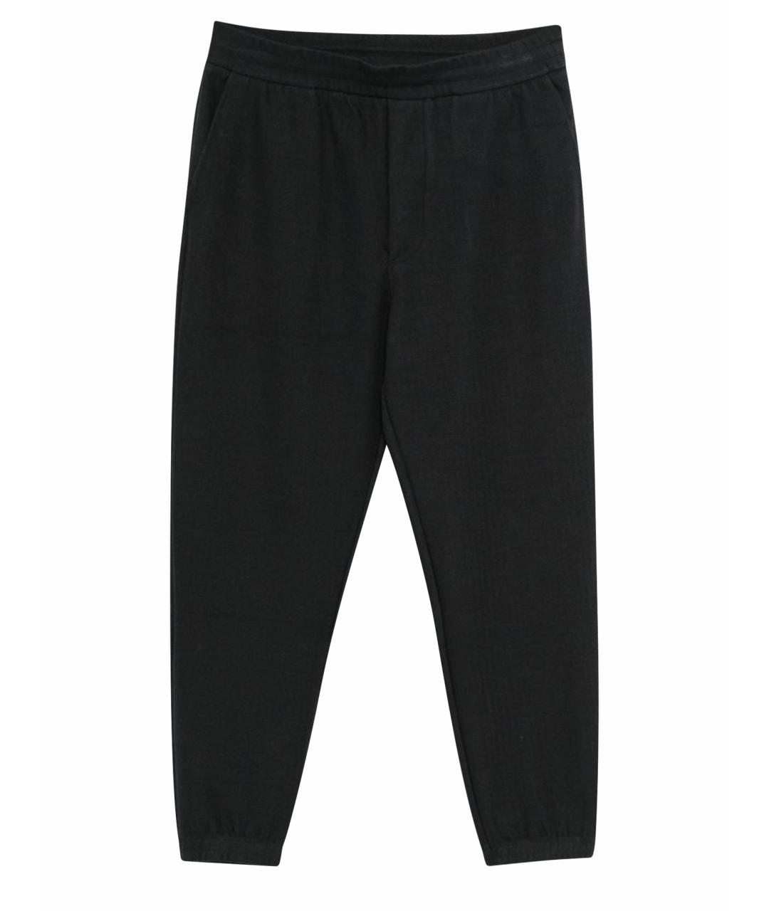 EMPORIO ARMANI Синие хлопко-эластановые повседневные брюки, фото 1