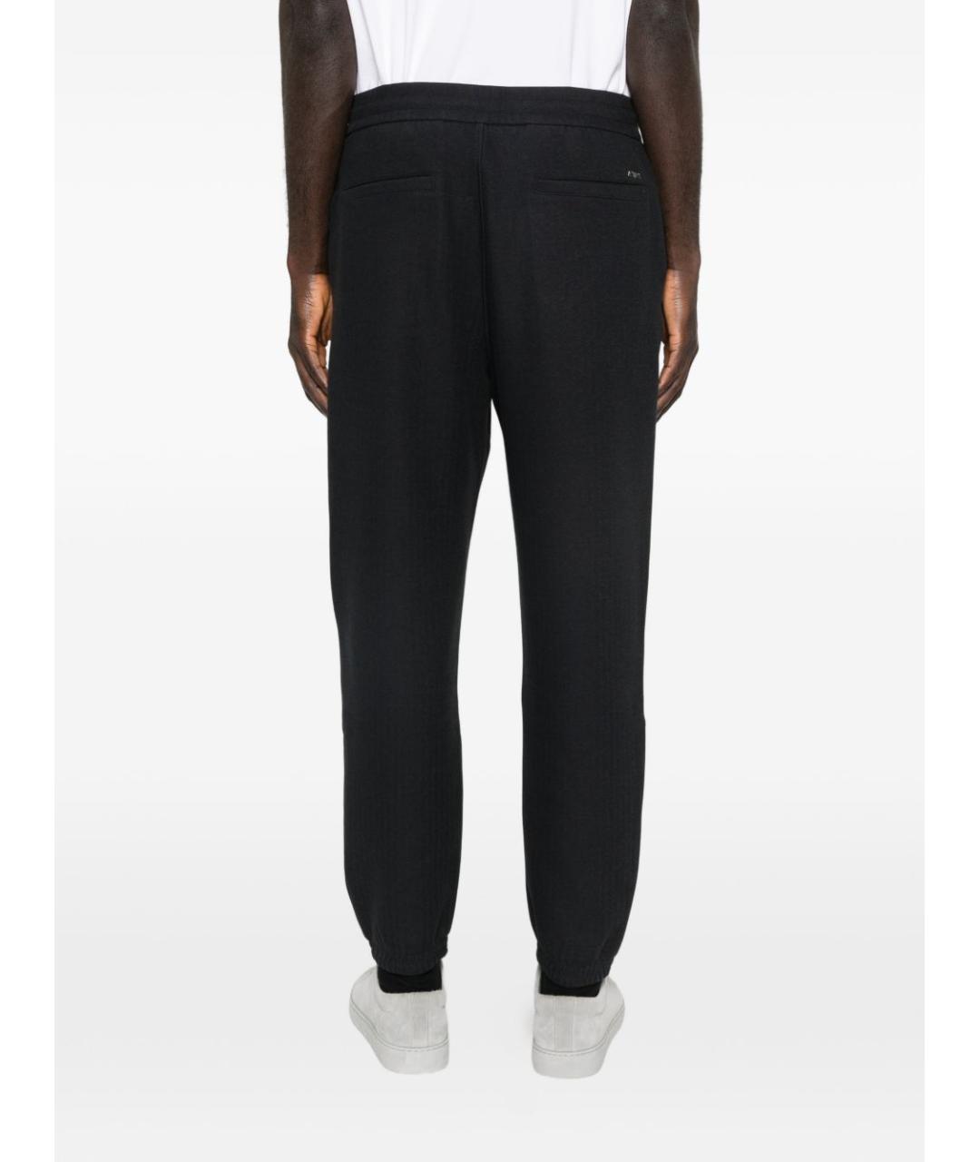 EMPORIO ARMANI Синие хлопко-эластановые повседневные брюки, фото 5